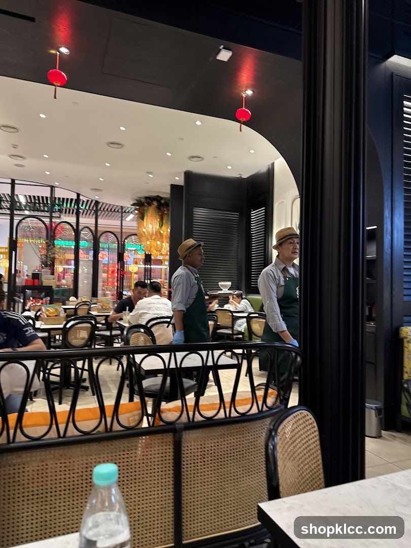 Restaurant Interior with Staff