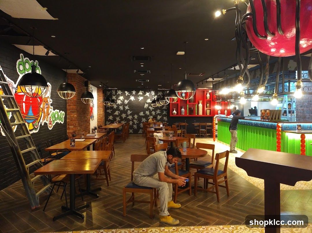Restaurant Interior with Decorative Elements