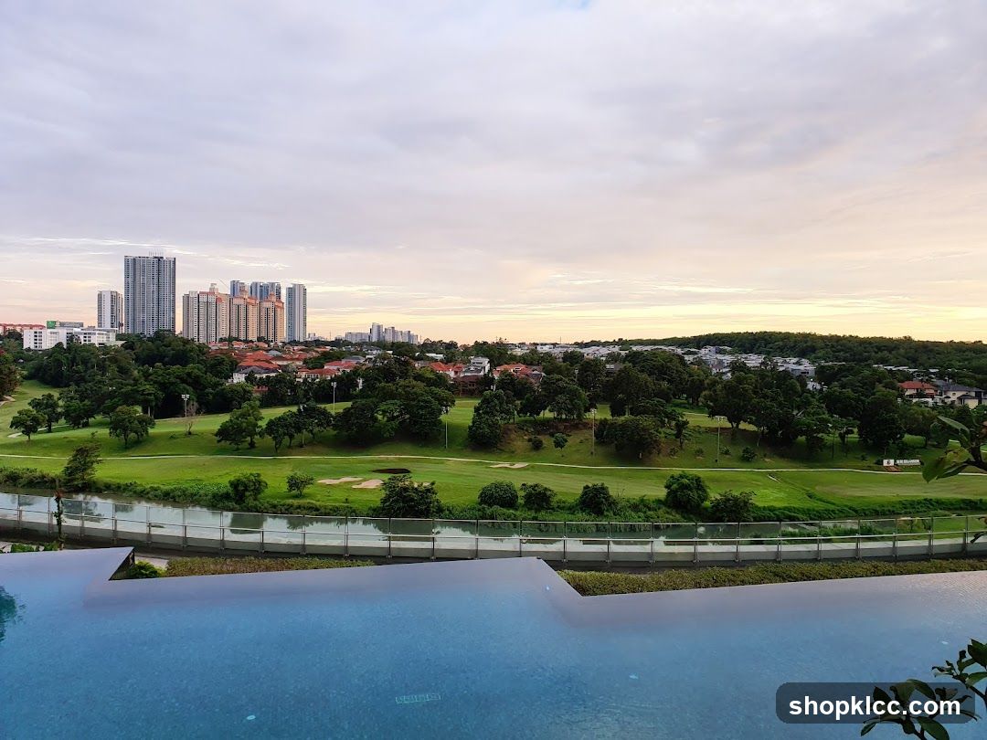 Golf Course View from Infinity Pool