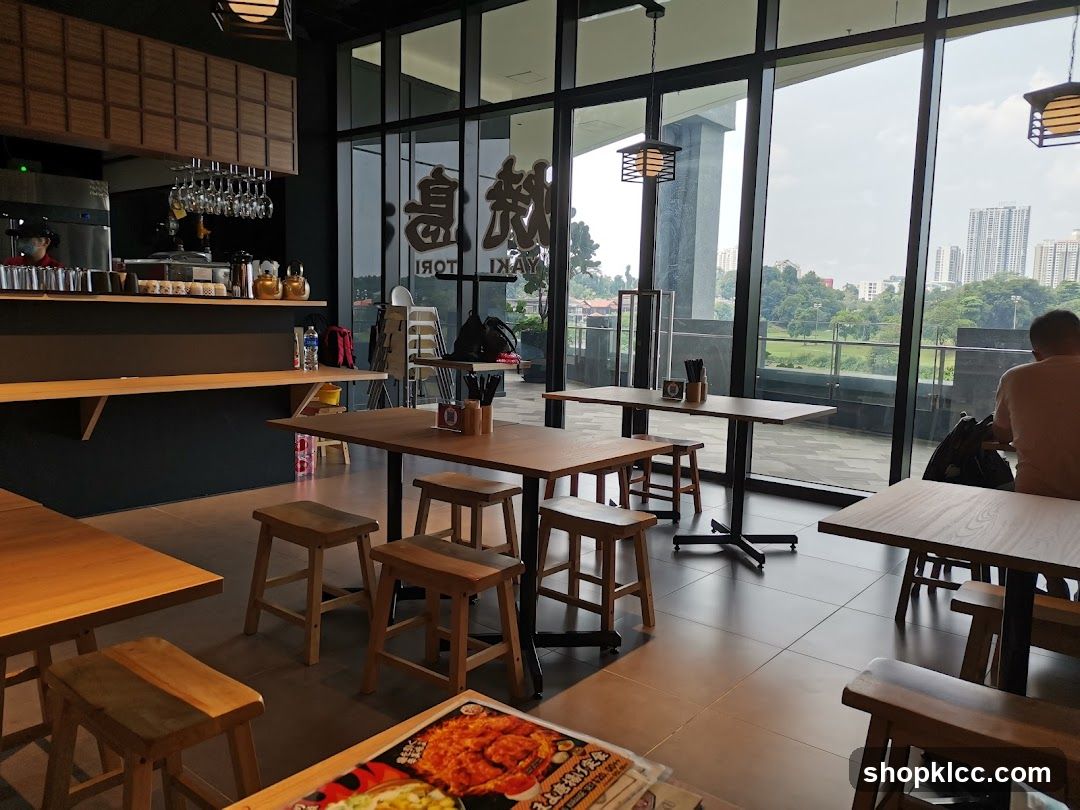Restaurant Interior with Large Windows