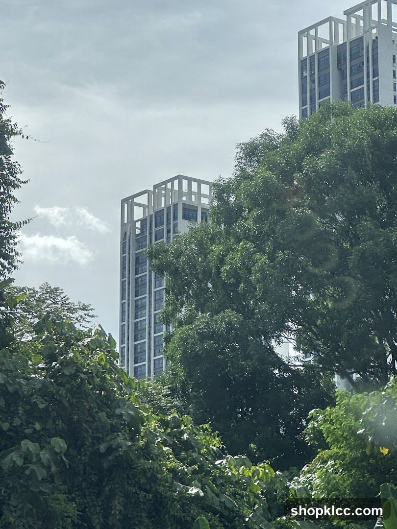 Tall Buildings Amidst Greenery