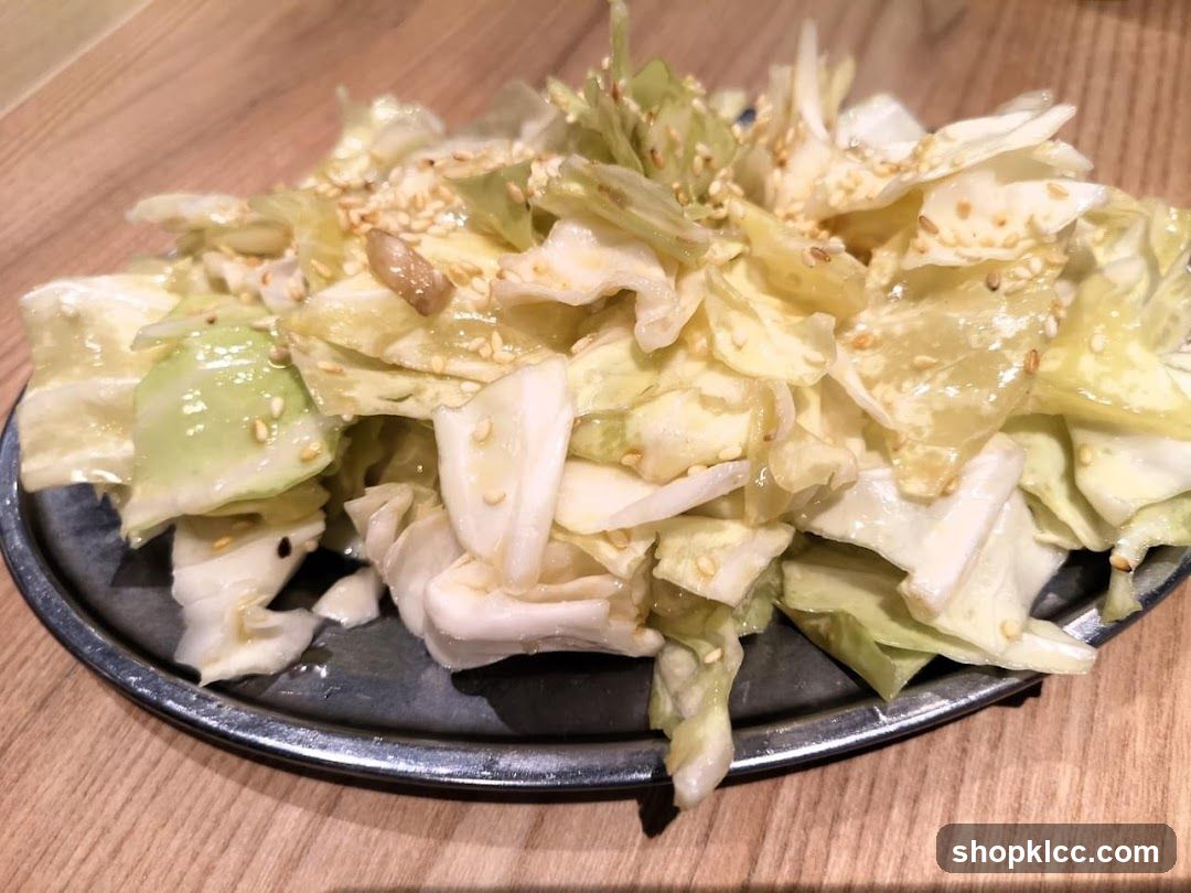 Cabbage Salad with Sesame Seeds