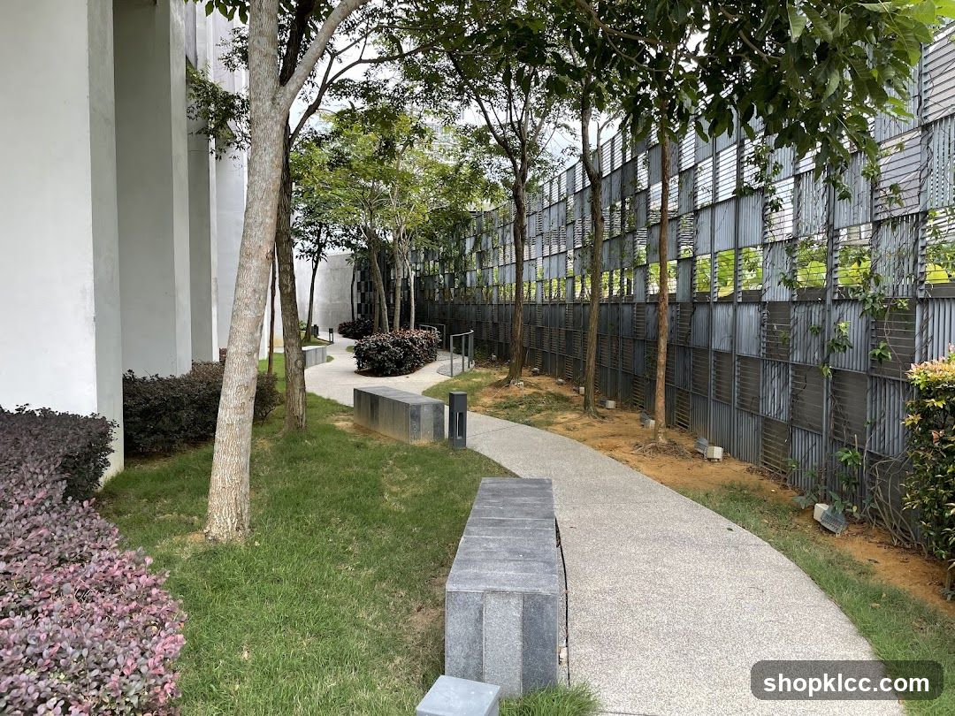 Landscape Pathway with Modern Wall