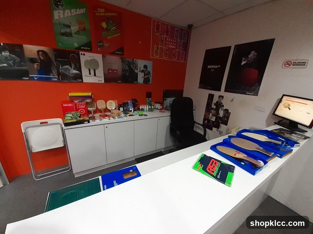 Ping Pong Shop Interior