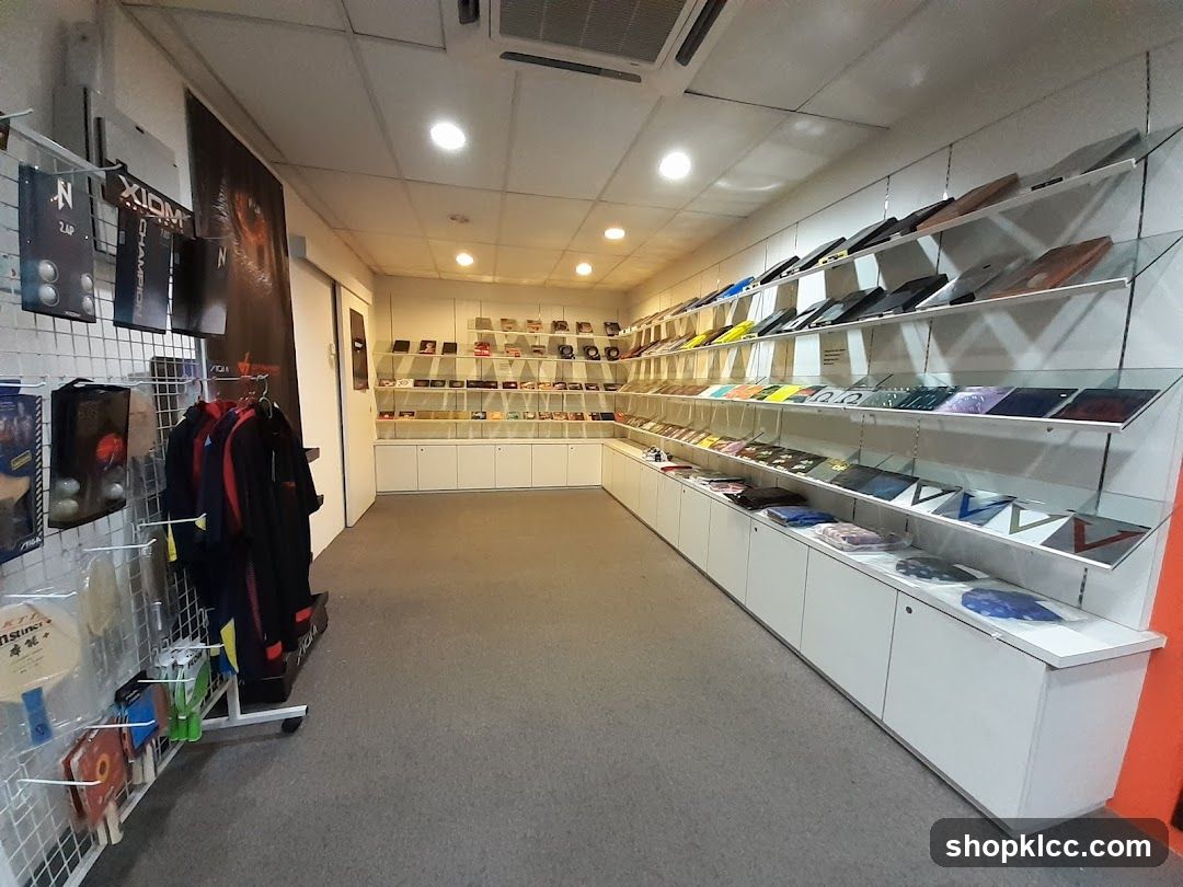 Interior of a retail store