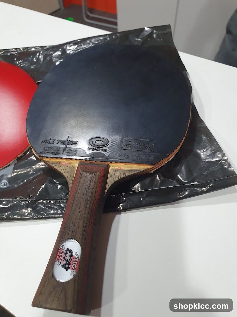 Table Tennis Paddles on a Table