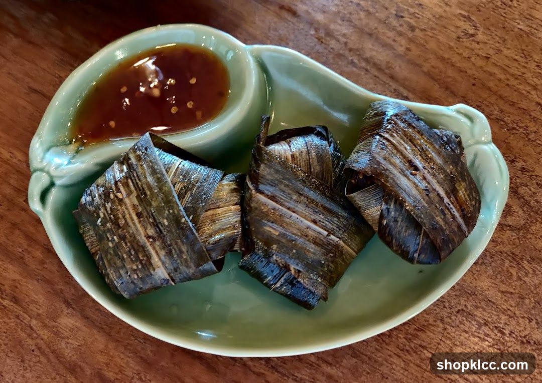 Pandan Leaf Wrapped Chicken