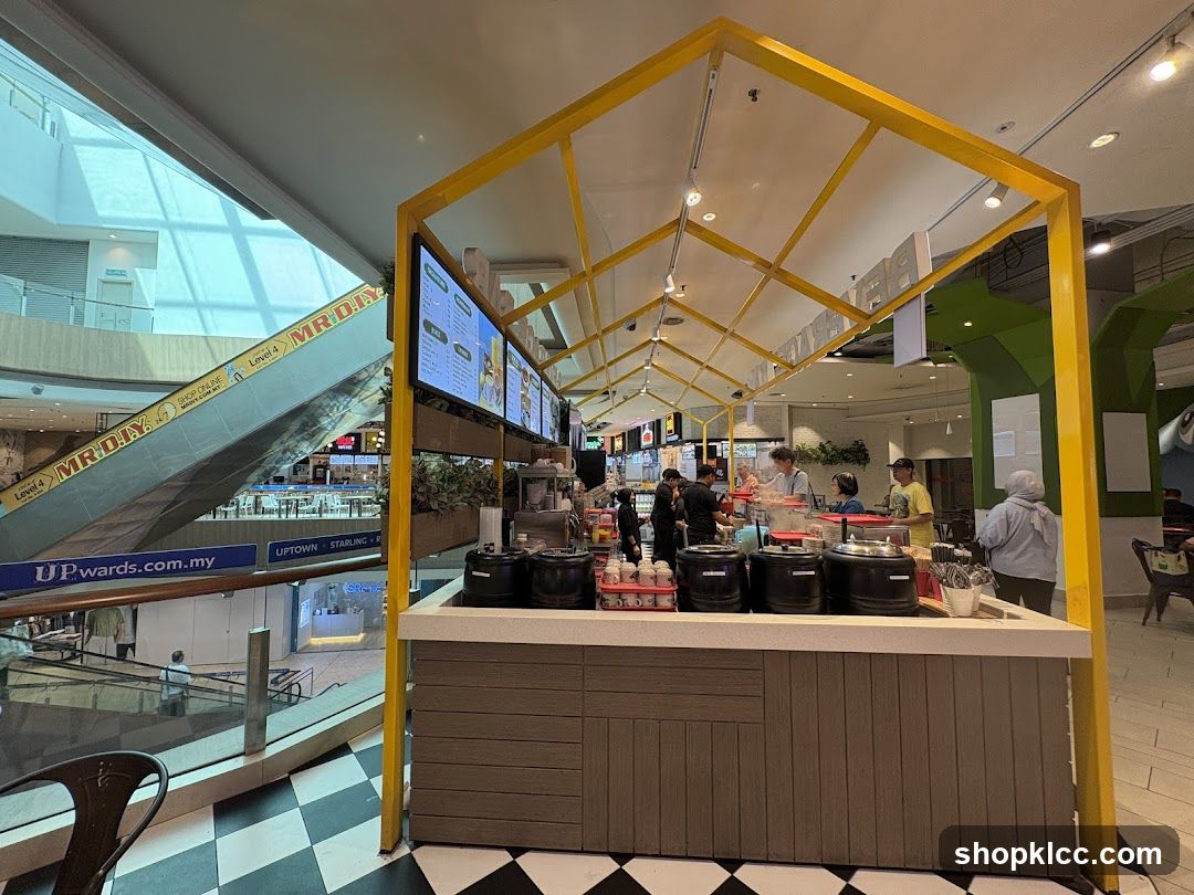 Food stall in a mall