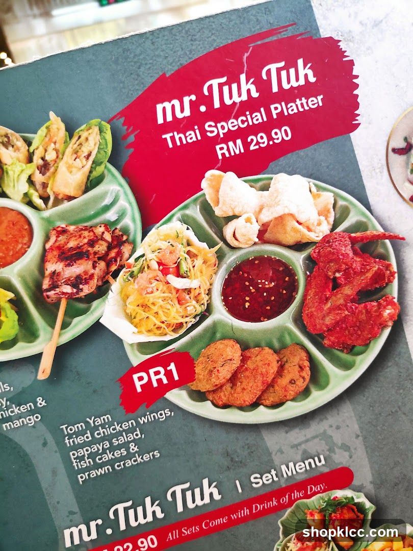 Mr. Tuk Tuk Thai Special Platter