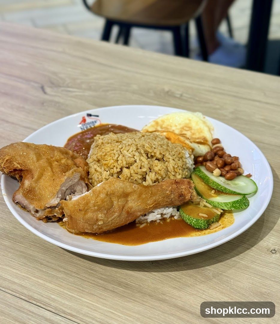Fried Chicken Rice Plate