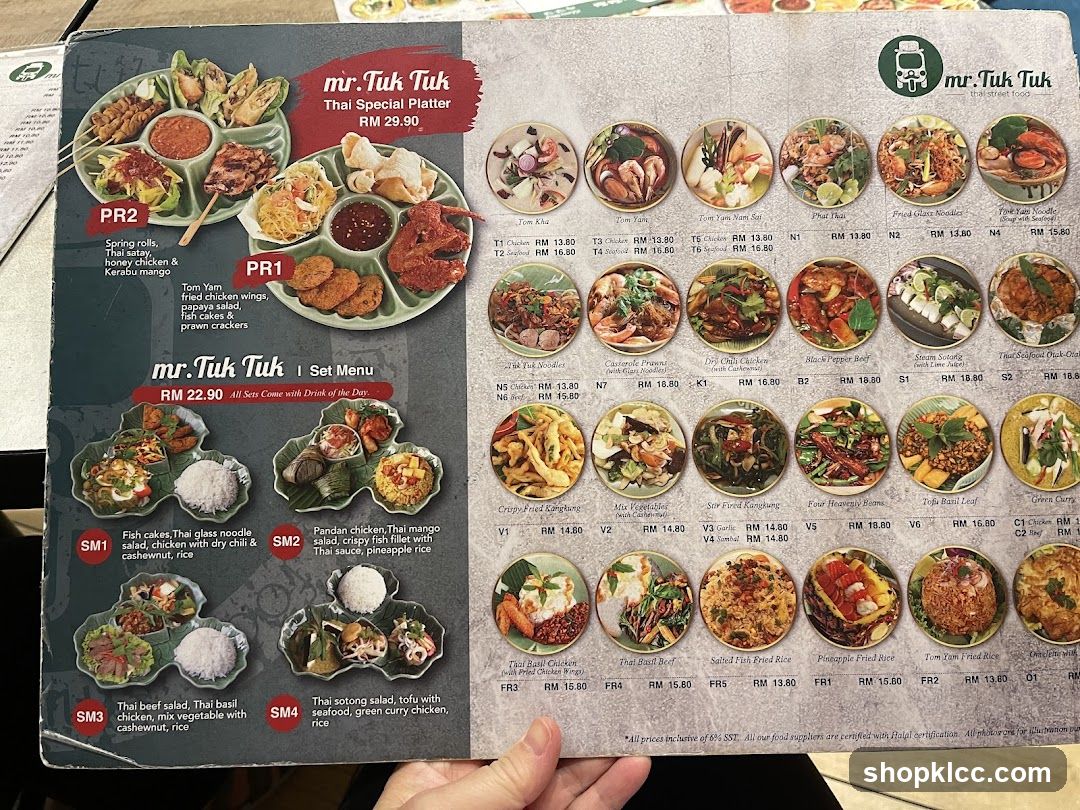 mr.Tuk Tuk Thai Special Platter