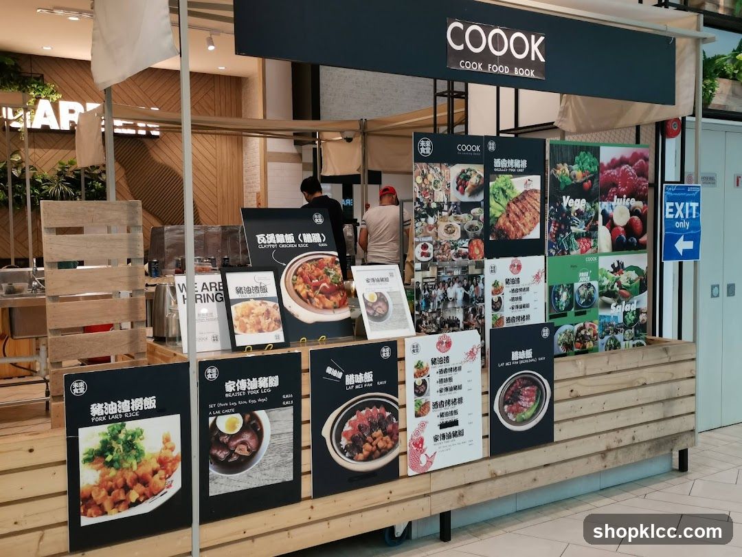 Food Stall with Menu Displays