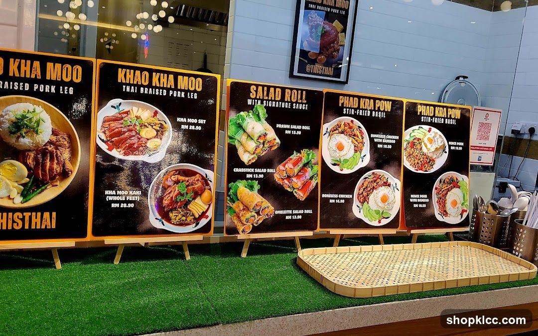 Thai Food Menu