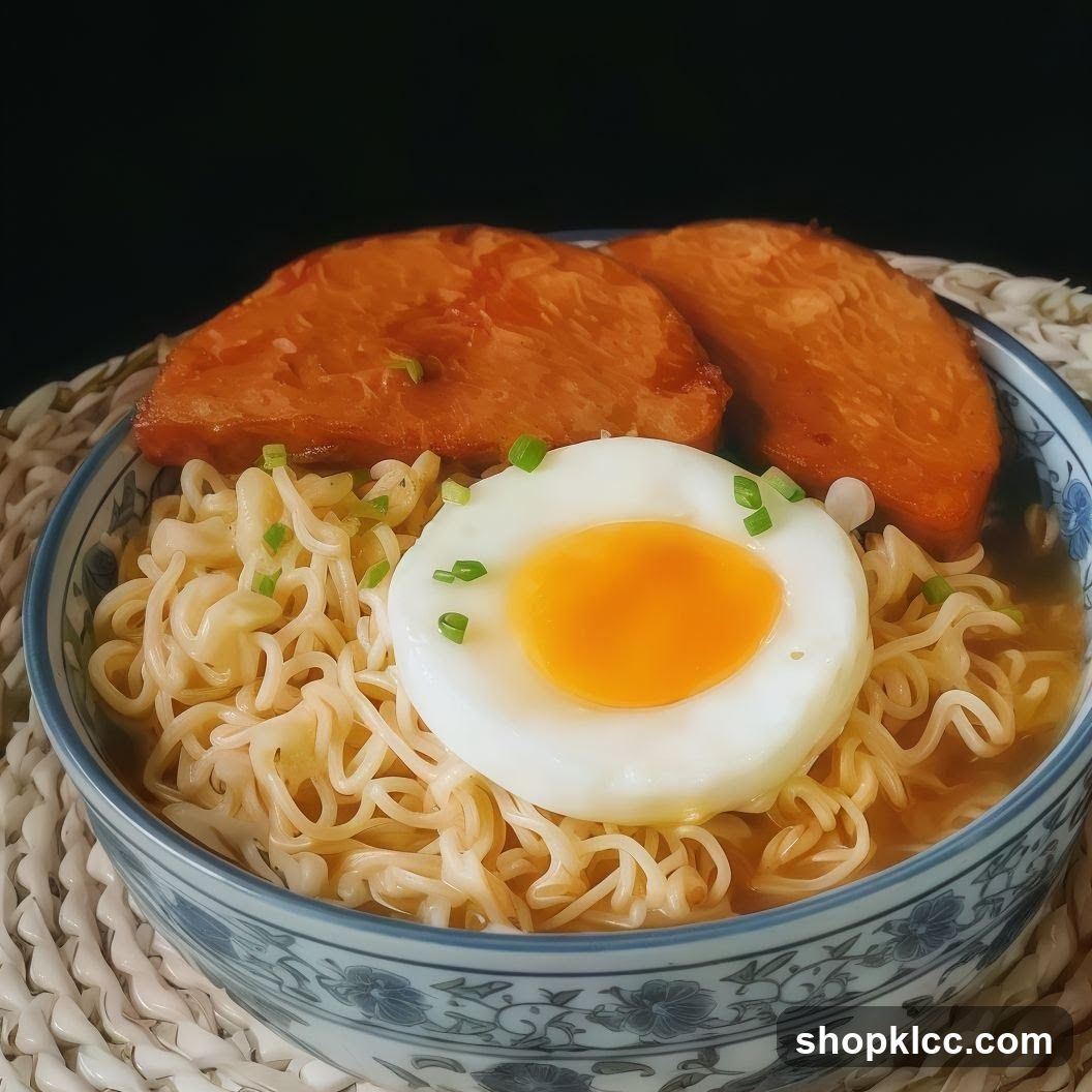 Noodle Bowl with Egg and Meat