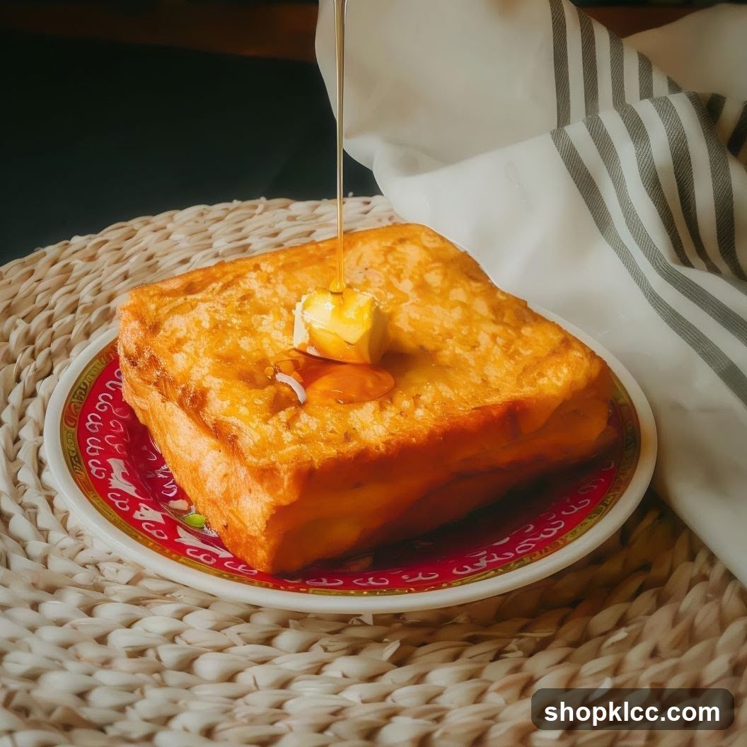 French Toast with Butter and Syrup