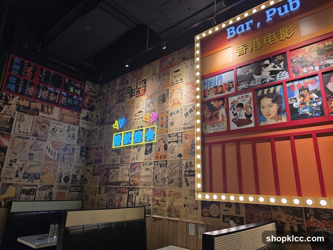 Bar and Pub with Vintage Movie Posters