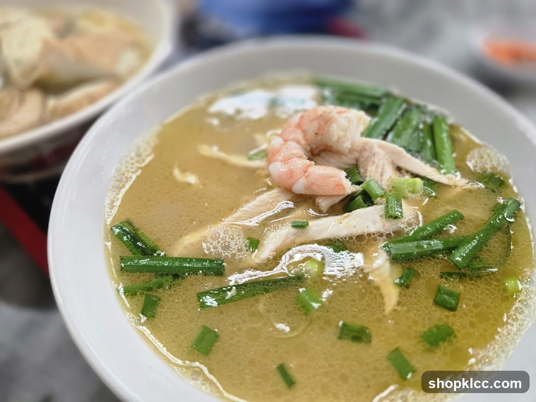 Shrimp and Chicken Noodle Soup