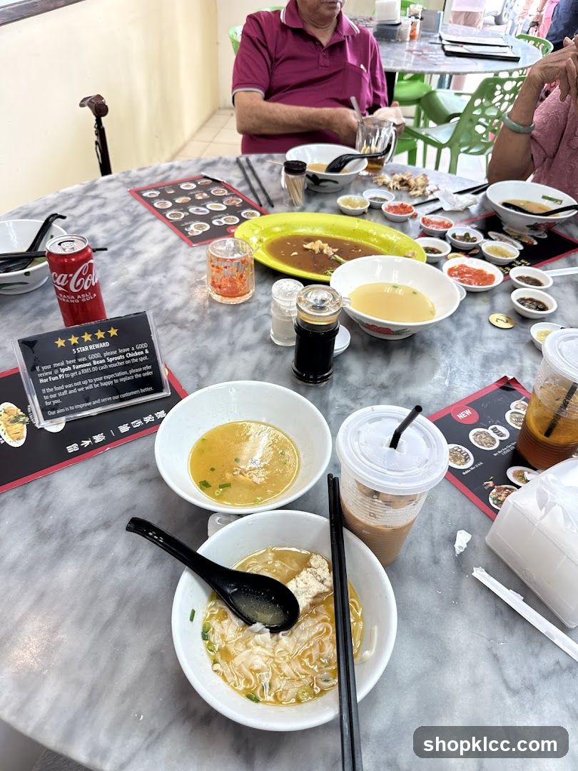 Table with Food and Drinks