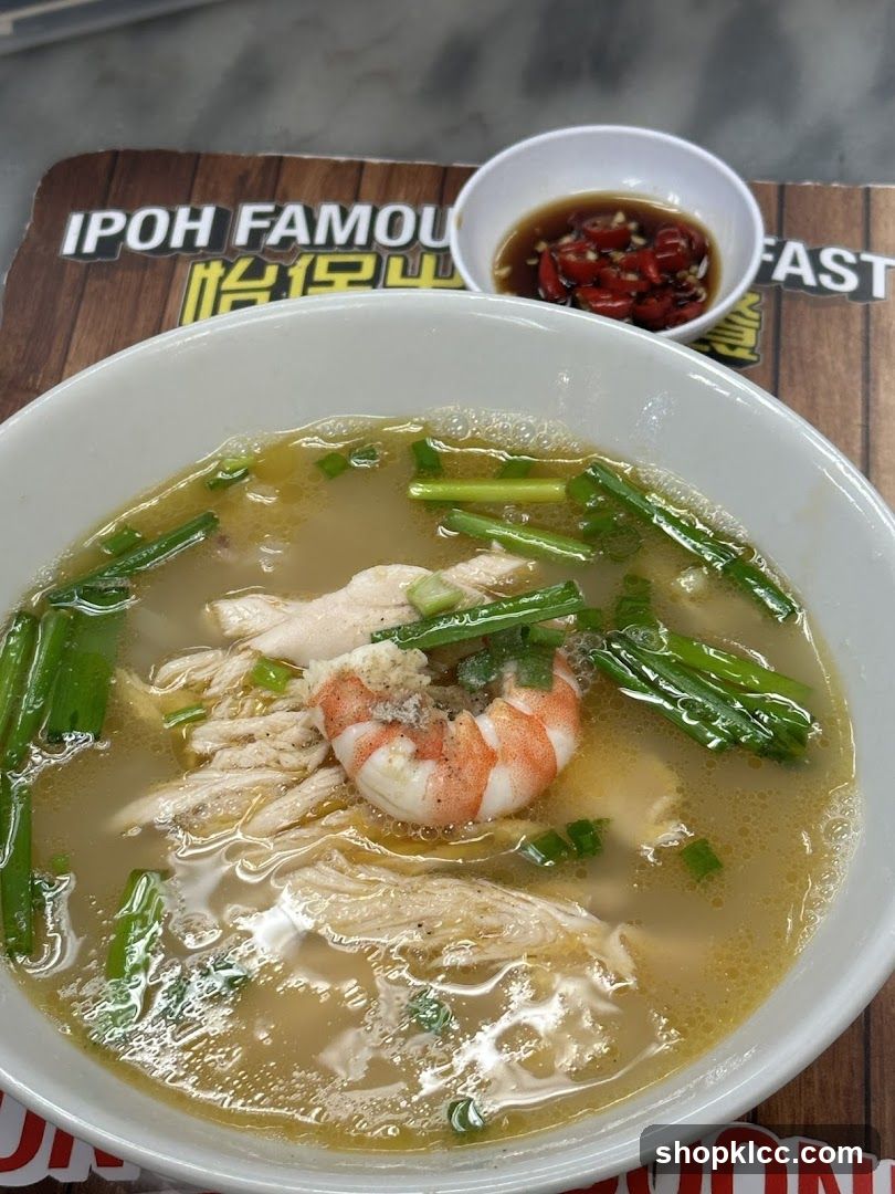 Chicken and Shrimp Noodle Soup