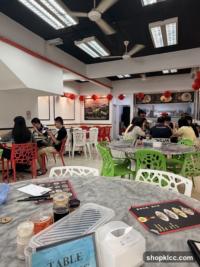 Restaurant Interior with Diners