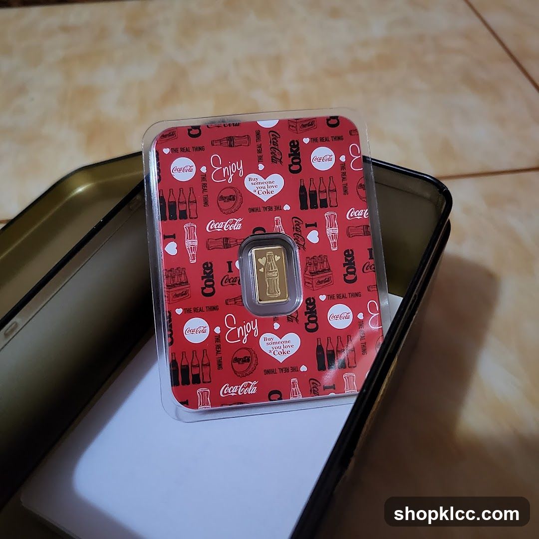 Coca-Cola Branded Gold Bar