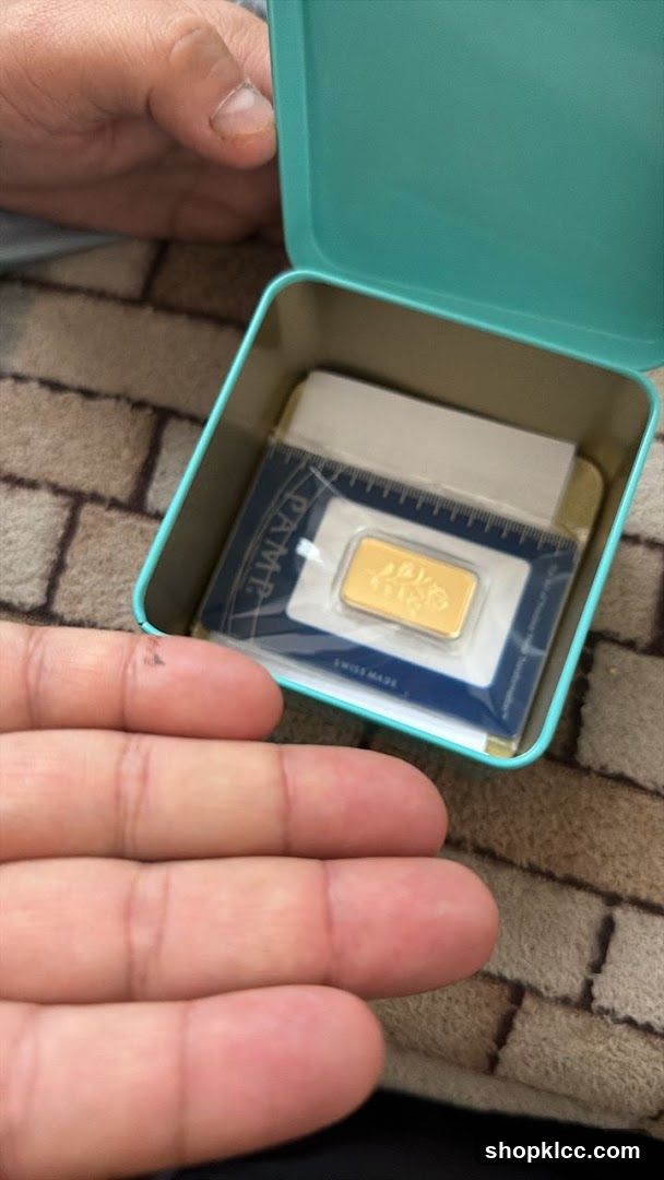 Gold Bar in Packaging