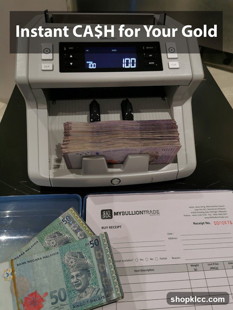 Cash Counting Machine with Malaysian Ringgit Notes
