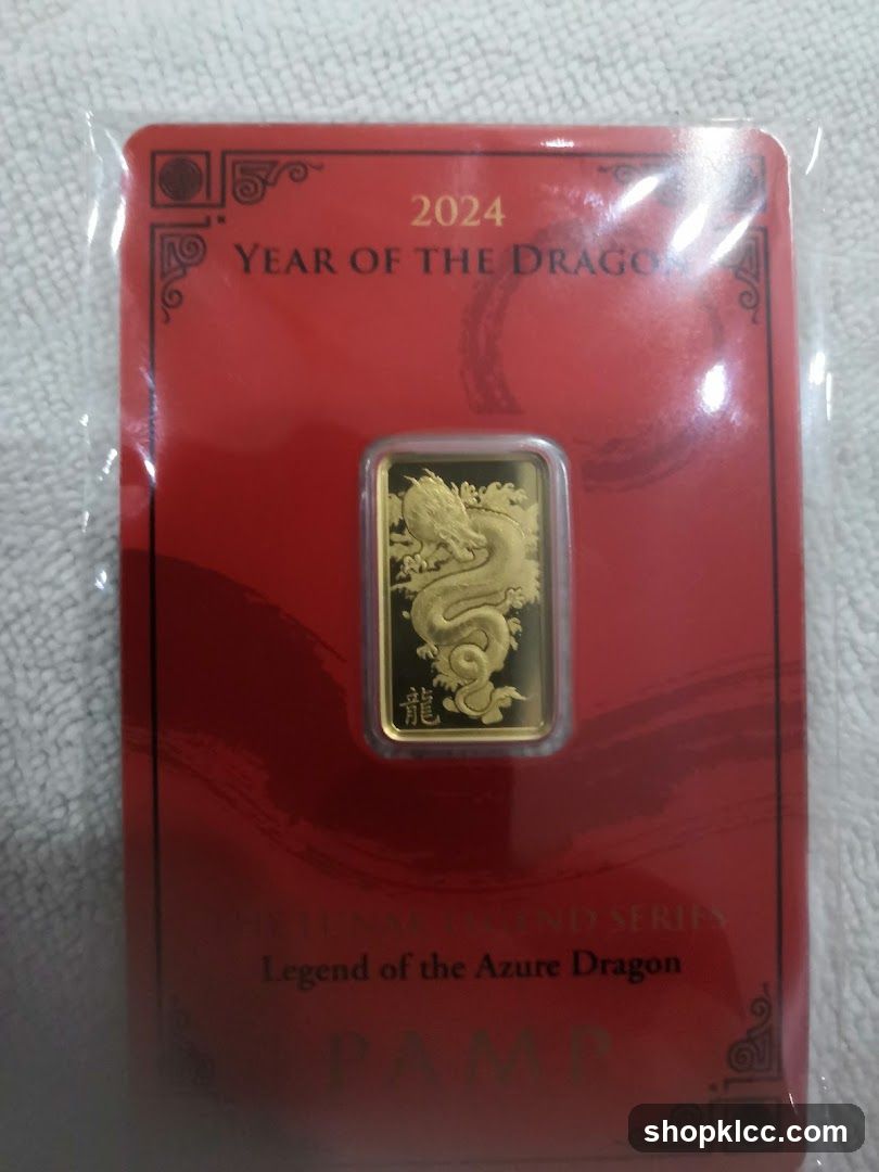 2024 Year of the Dragon Gold Bar