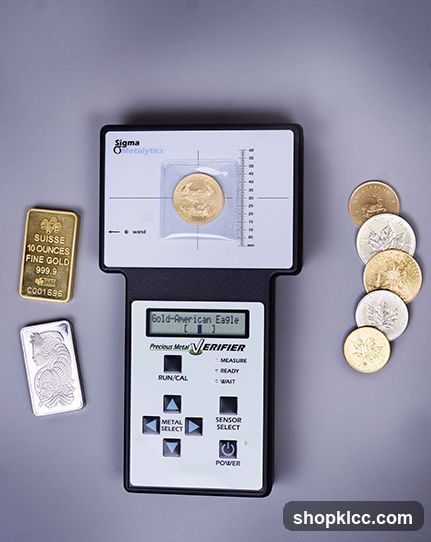 Precious Metal Verifier with Gold and Silver Items
