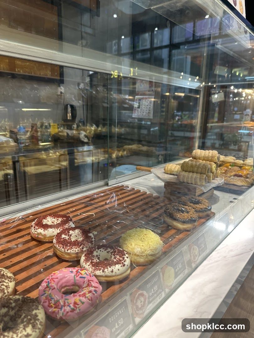 Donuts and Pastries Display