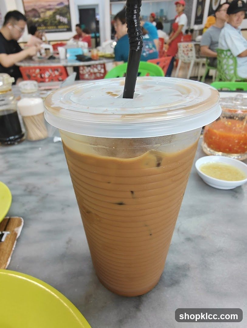Iced Coffee in a Plastic Cup