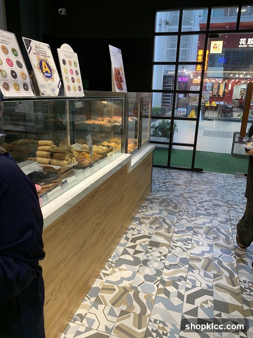 Donut display case
