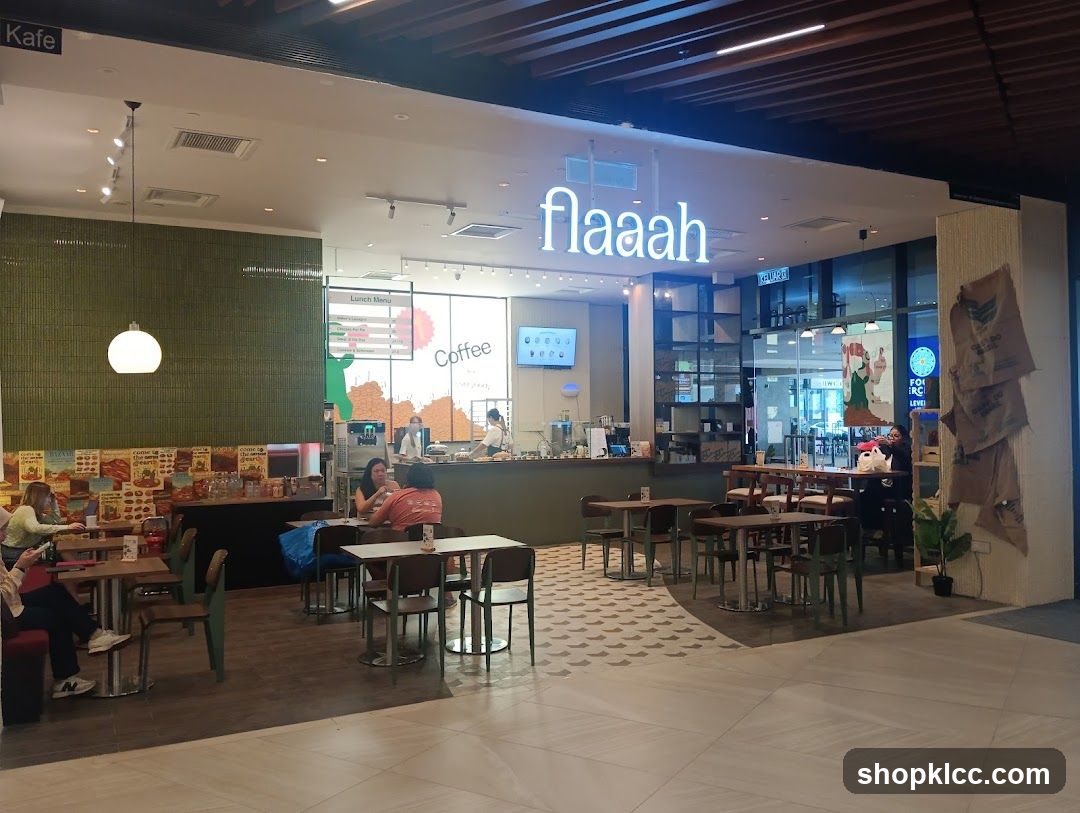 Cafe Interior with Seating and Counter