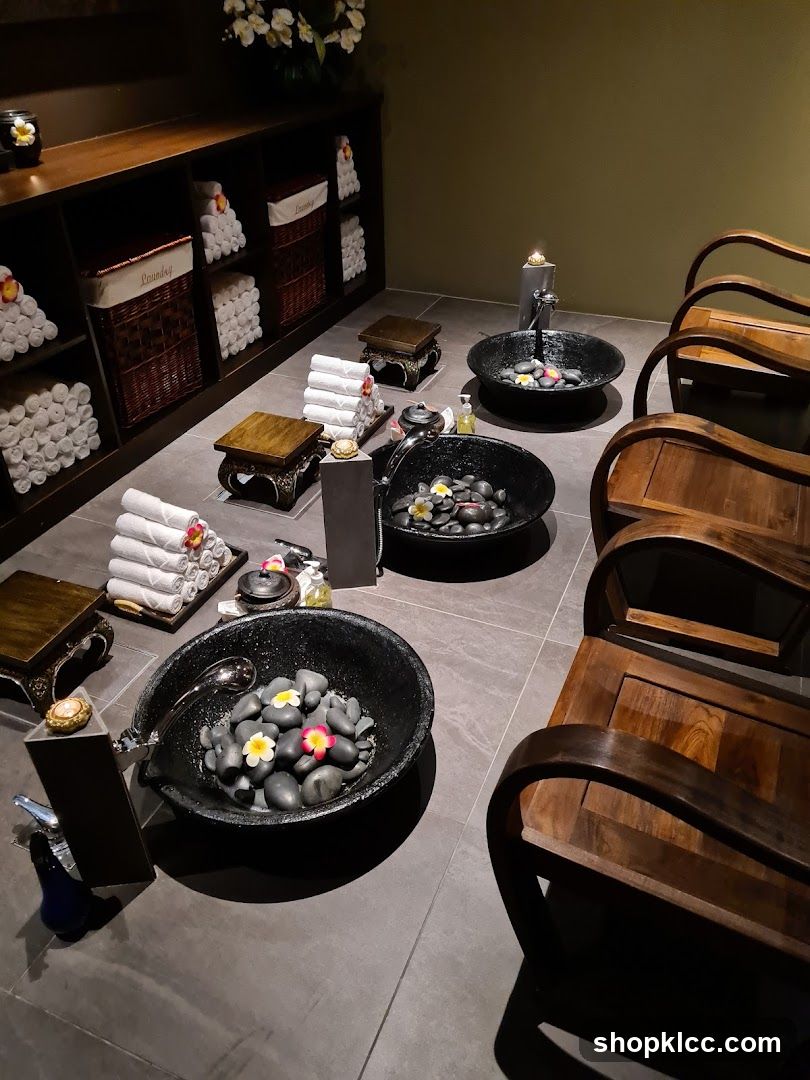 Spa Foot Soak Area