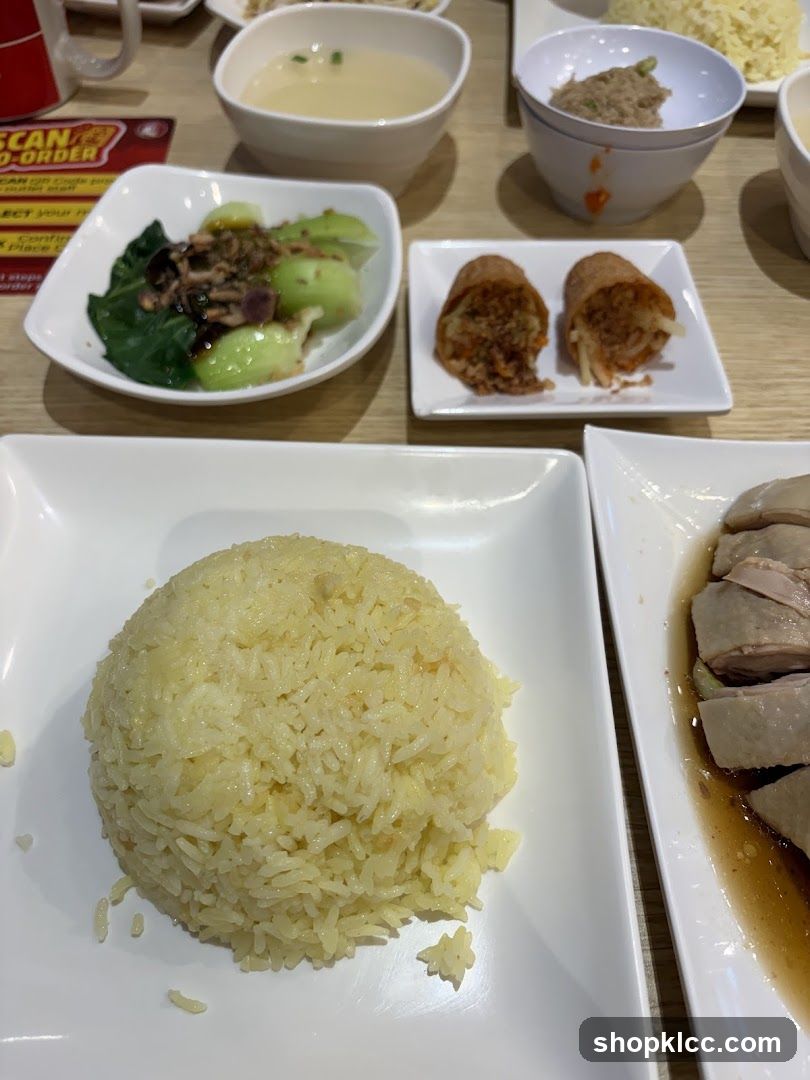 Hainanese Chicken Rice Meal