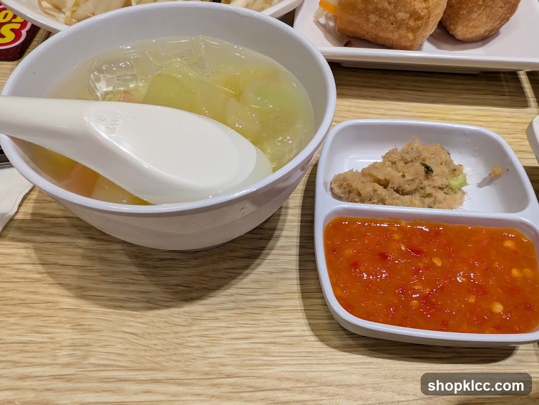 Dessert with Dipping Sauces