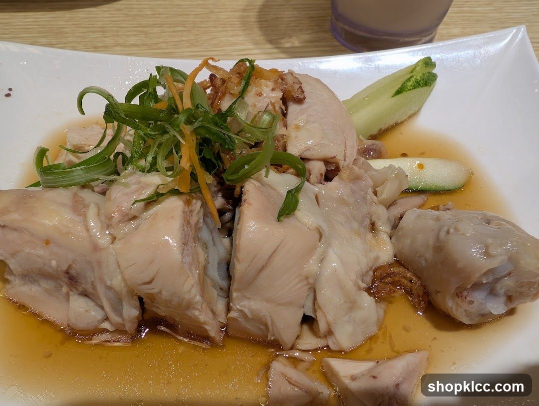 Poached Chicken Dish