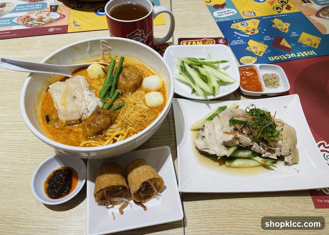 Chicken Rice and Laksa Meal