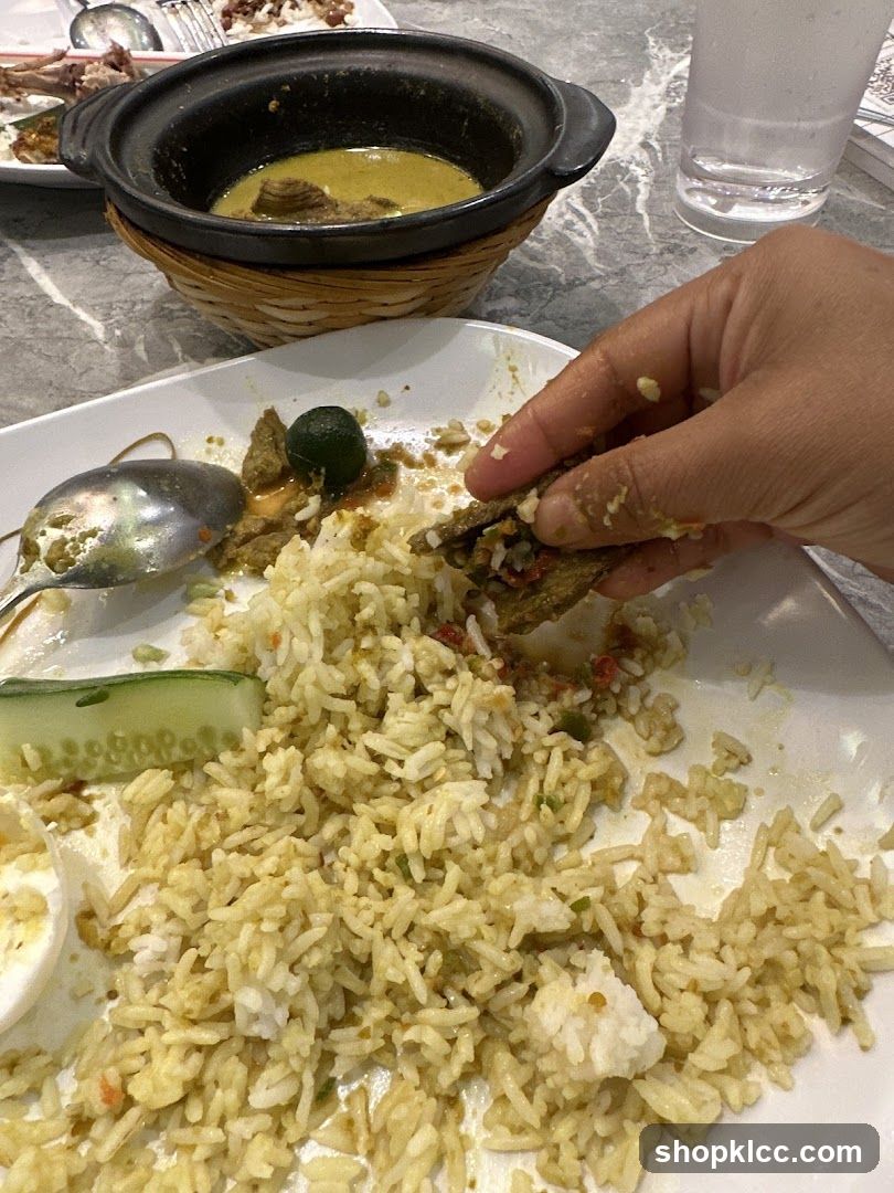 Meal with Rice and Curry