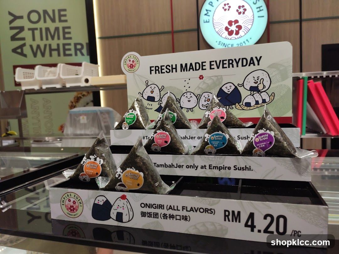Empire Sushi Onigiri Display