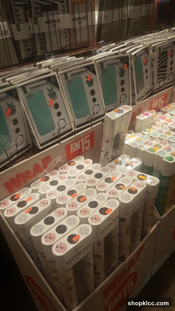 Stationery and Gift Wrap Display