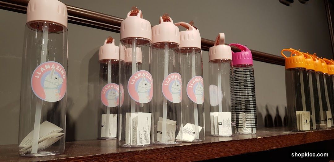 Water Bottles with Llama Design