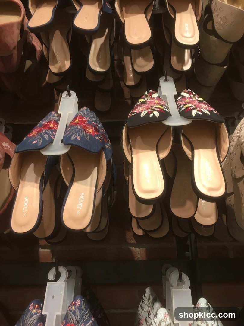 Embroidered Mules