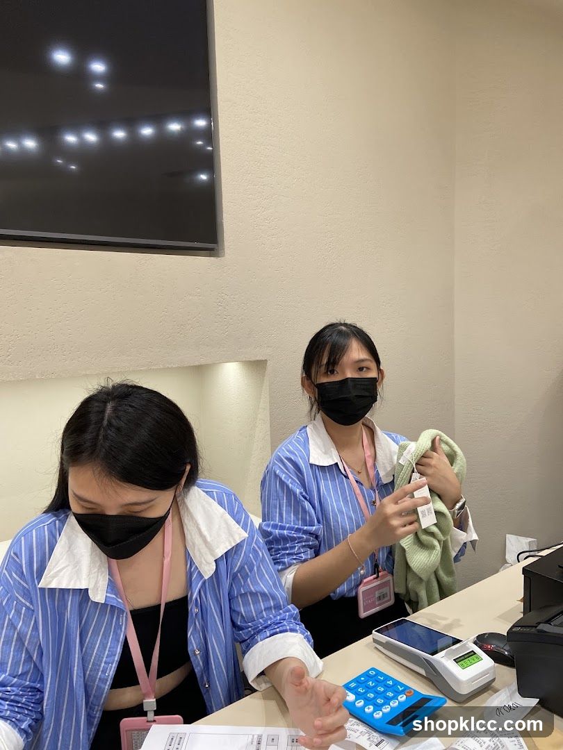 Retail Staff at Counter