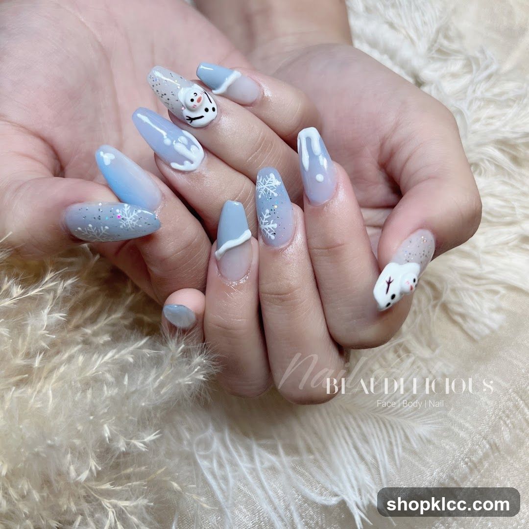 Winter Themed Nails