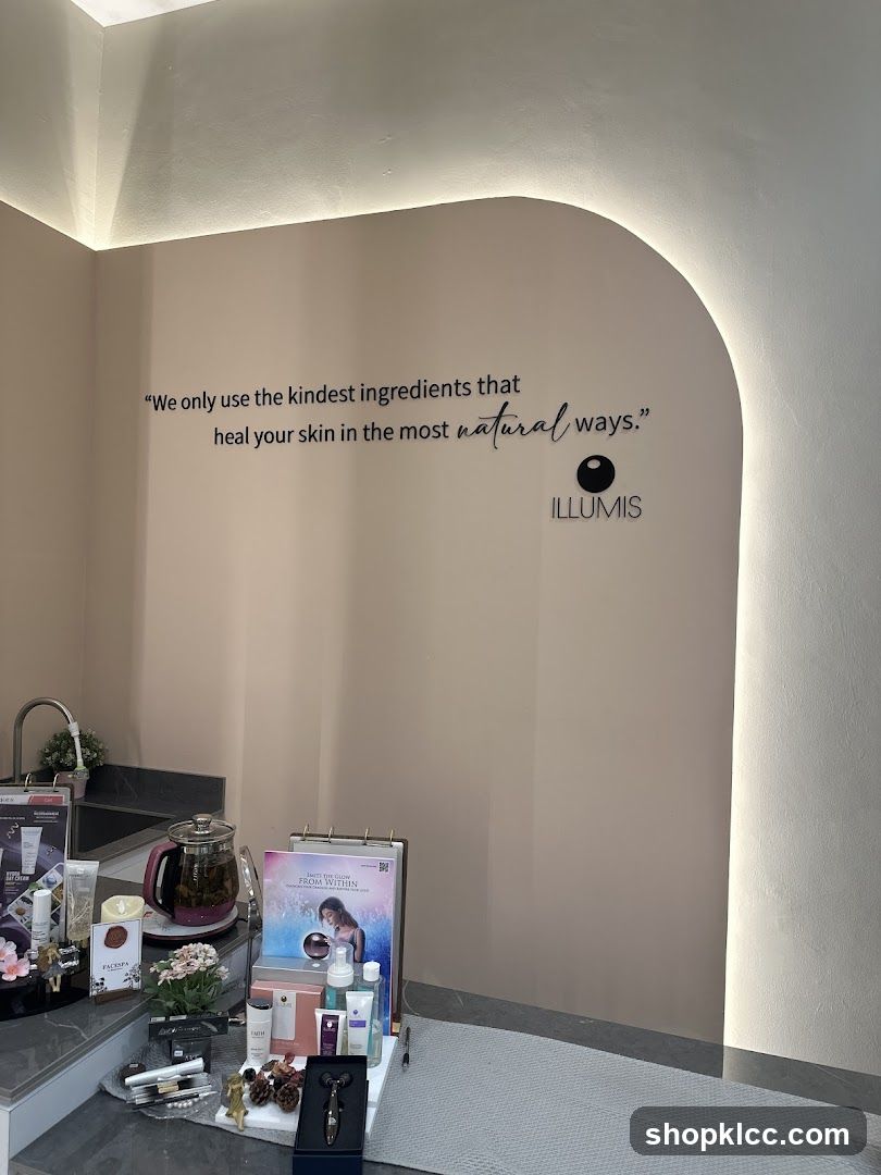 Skincare Products Display
