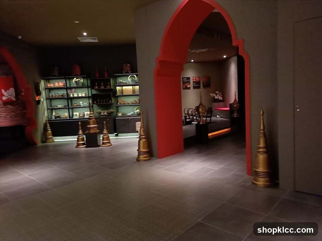 Interior of a spa or wellness center