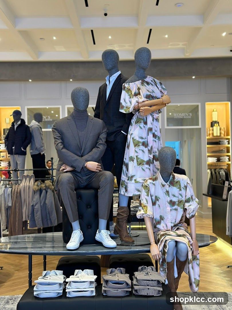 Mannequins in a clothing store