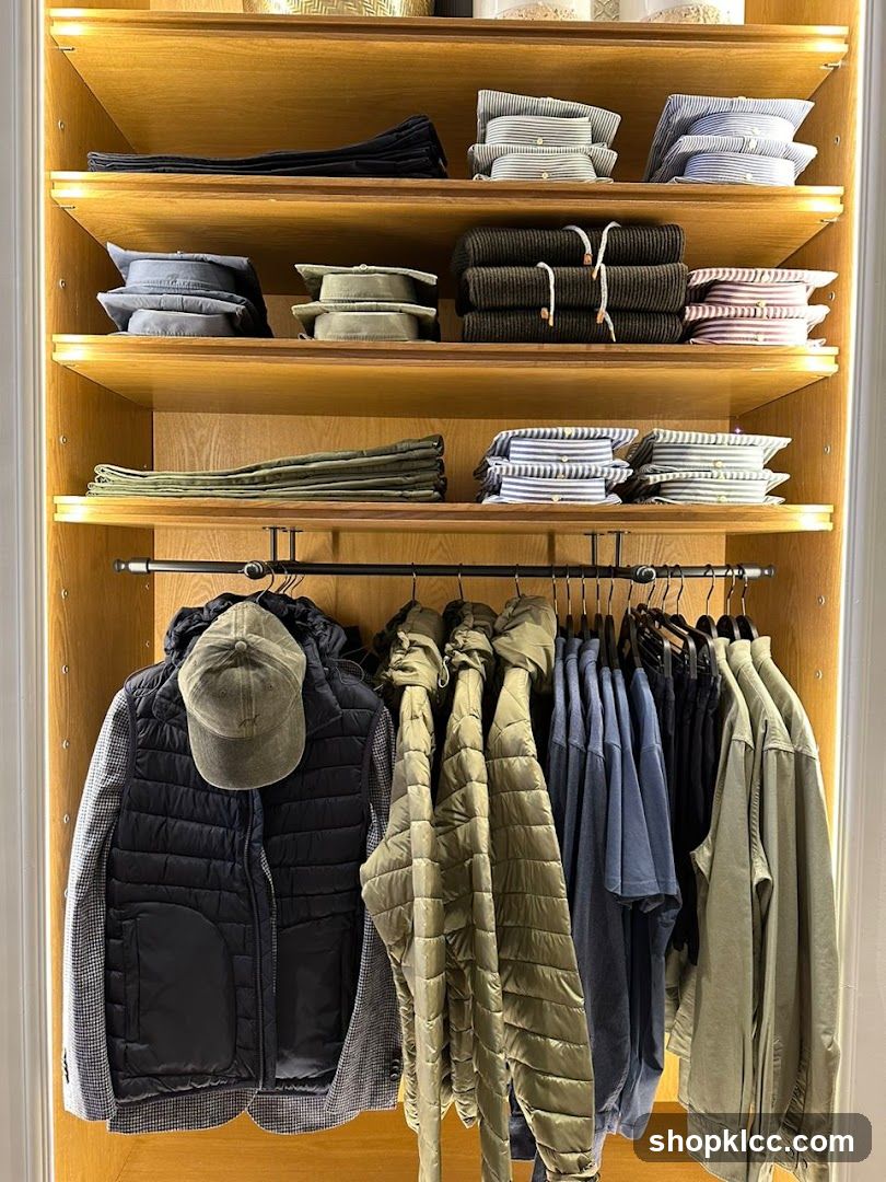 Men's Apparel Display