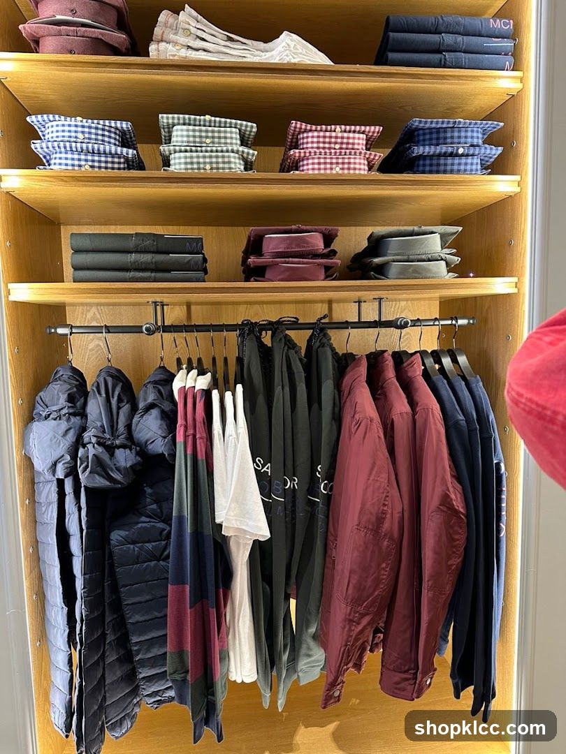 Men's Clothing Display